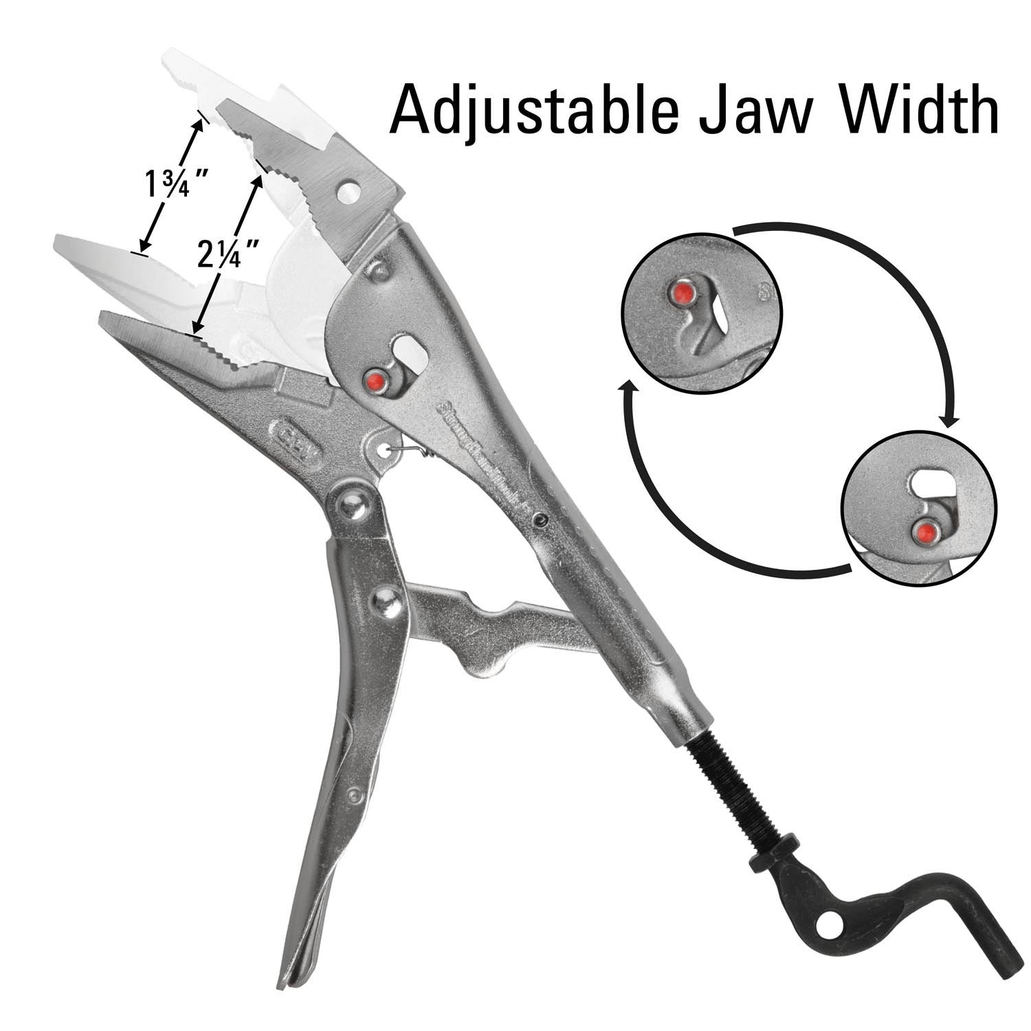Pinzas de Bloqueo Ajustables Extractoras, 7.5" (19.05 cm)